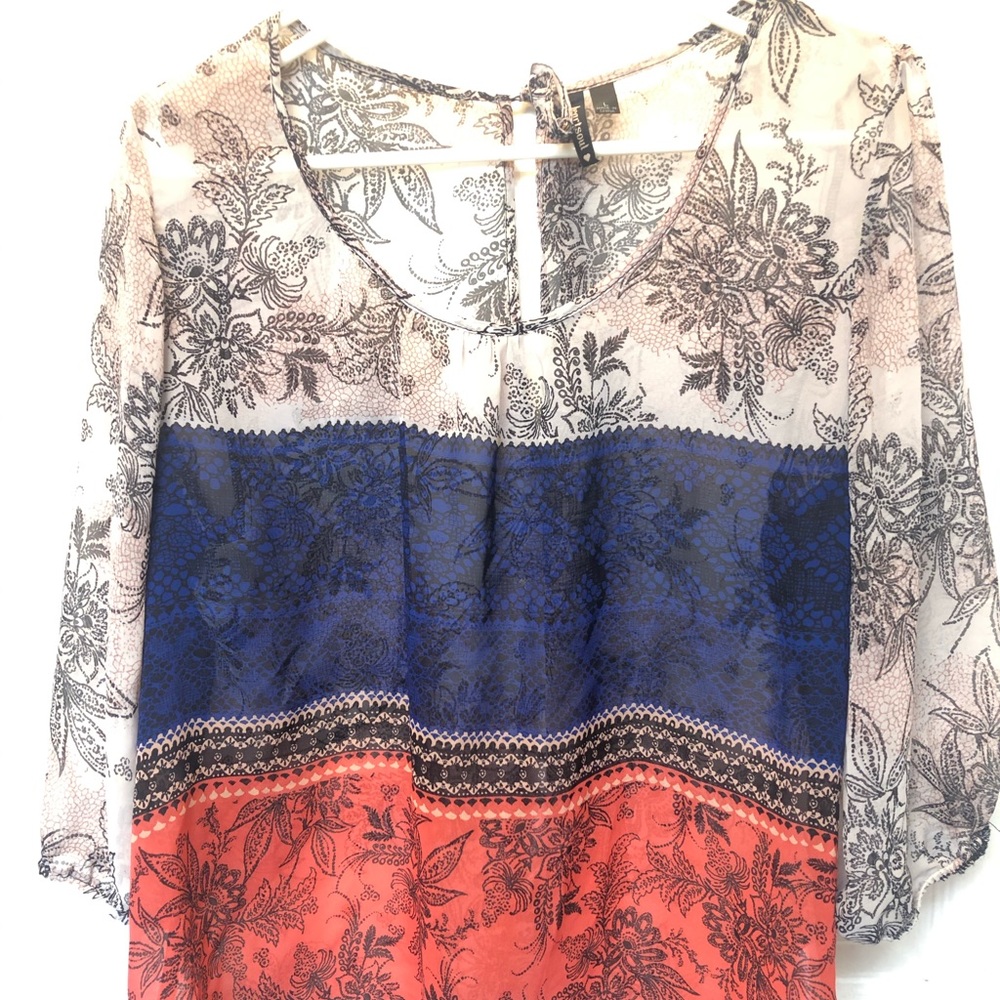 Sheer blouse